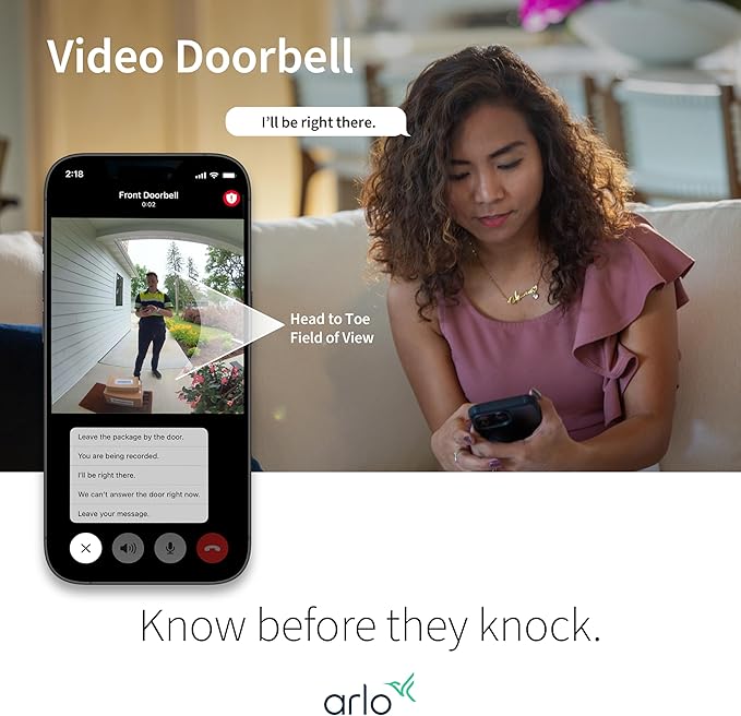 Arlo Timbre de Video 2K